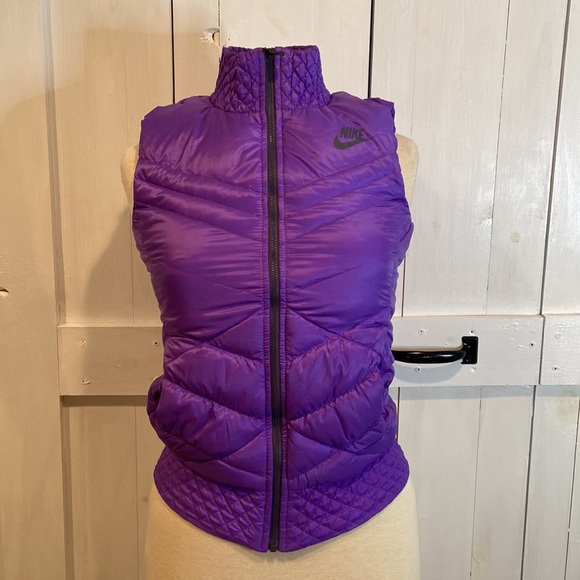 Nike Jackets & Blazers - Nike Purple Down Filled Puffer Vest